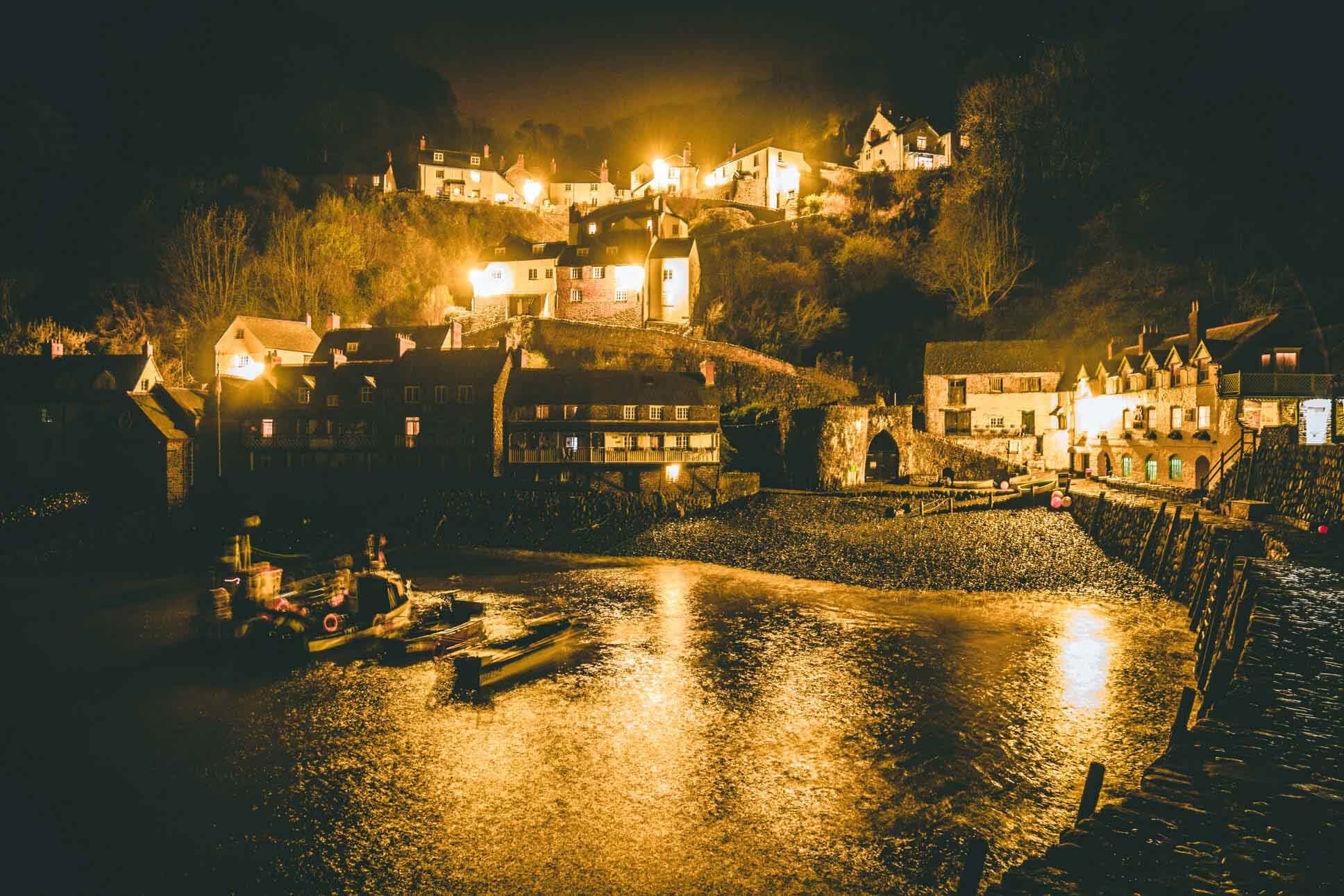 the night time photo of clovely in UK